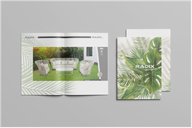 Radix Home Garden Katalog Tasarımı