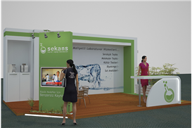 Sekans Hayvan Laboratuvarı İzmir Tarım ve Hayvancılık Fuarı Stand Tasarımı