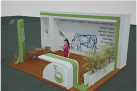 Sekans Hayvan Laboratuvarı İzmir Tarım ve Hayvancılık Fuarı Stand Tasarımı