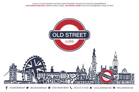 Old Street Caffee Amerikan Servis Kağıdı Basımı