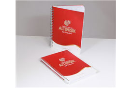 Altınışık Süt Ürünleri Spiralli  Defter Basımı