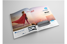 Ekspa HP Z2 Mini Dergi Reklamı Sayfası Tasarımı