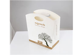 Ağaçlı Lokum Karton Çanta tasarımı