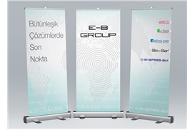 EB Group 3'lü Roll Up Banner Tasarımı ve Üretimi